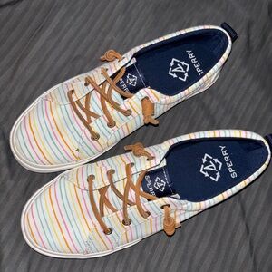 Stripes Sperry Shoes new without tags